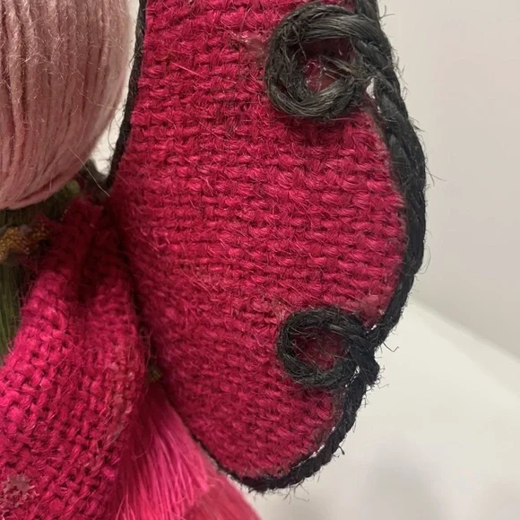 Pink hair angel holiday decor Vintage - Picture 14 of 17